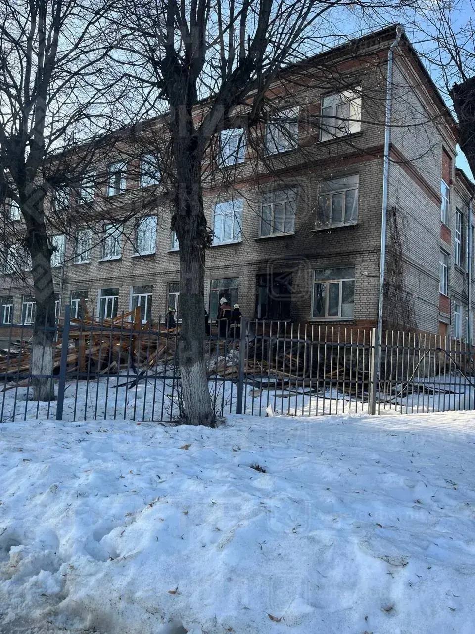 В школе №8 во Владимире произошел пожар