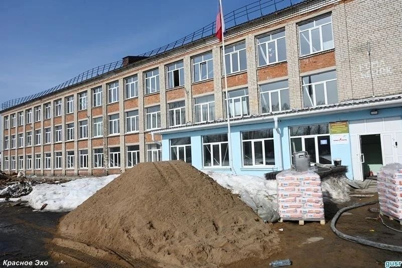 В трёх учебных заведениях Гусь-Хрустального округа идёт капитальный ремонт