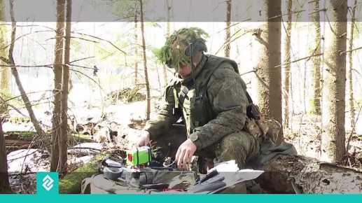 Военнослужащие войск беспилотных систем проходят боевое слаживание