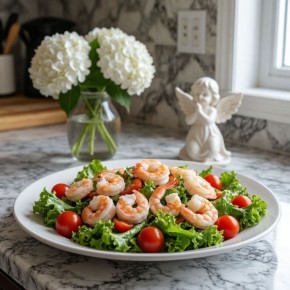 Салат с креветками: кулинарный шедевр за считанные минуты