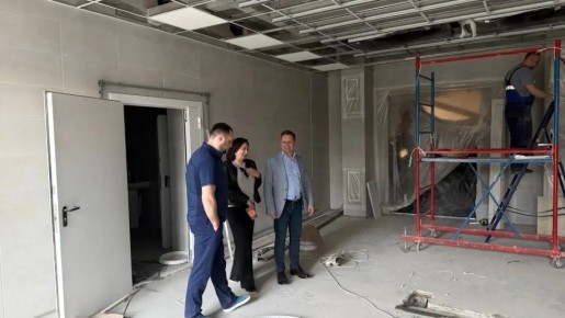 Капремонт службы здоровья и административных помещений БСМП выполнен наполовину