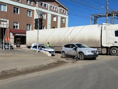 Водитель электросамоката пострадал в ДТП во Владимире