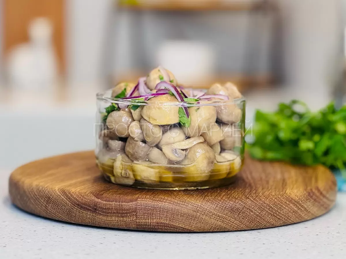 Маринованные шампиньоны, которые станут звездой любого стола