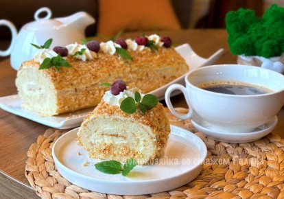 Ароматный рулет для настоящего домашнего уюта