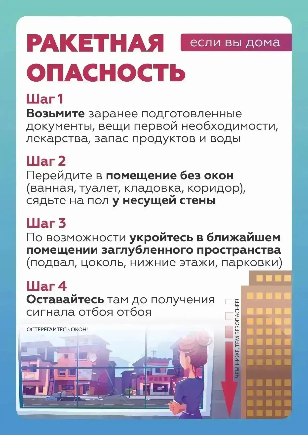 Безопасность прежде всего: что делать при атаке БПЛА или ракетной опасности? Безопасность прежде всего: что делать при атаке БПЛА или ракетной опасности?