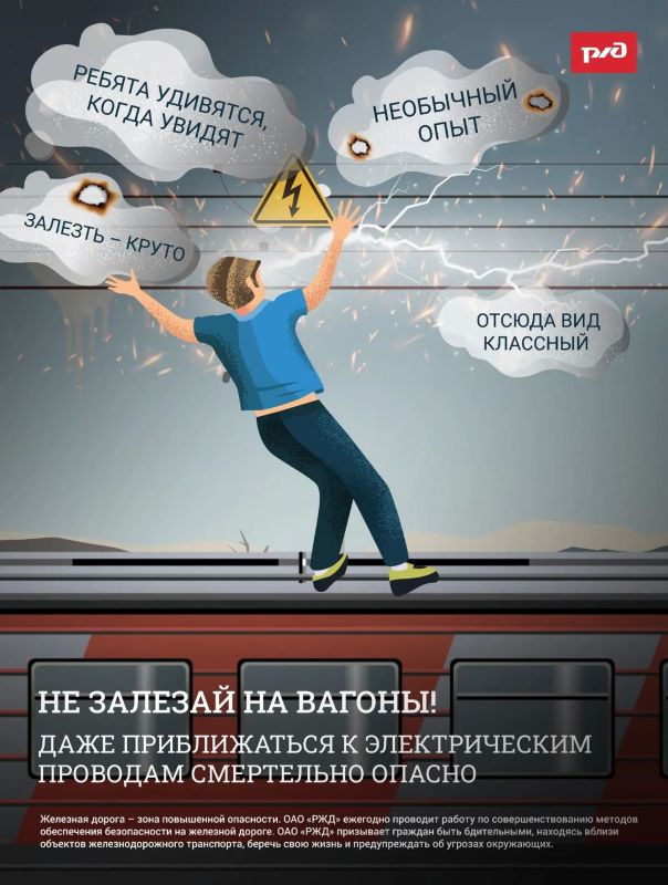 В преддверии летних каникул РЖД напоминает: железная дорога - это зона повышенной опасности В преддверии летних каникул РЖД напоминает: железная дорога - это зона повышенной опасности