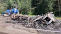 Водитель погиб в сгоревшей «Газели» в ДТП за Суздалем