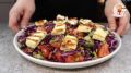 Яркий салат с жареным сыром и зеленой чечевицей: новое обретение вкуса