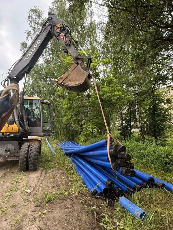 В поселке Вольгинский Покровского округа продолжается модернизация системы водоснабжения В поселке Вольгинский Покровского округа продолжается модернизация системы водоснабжения