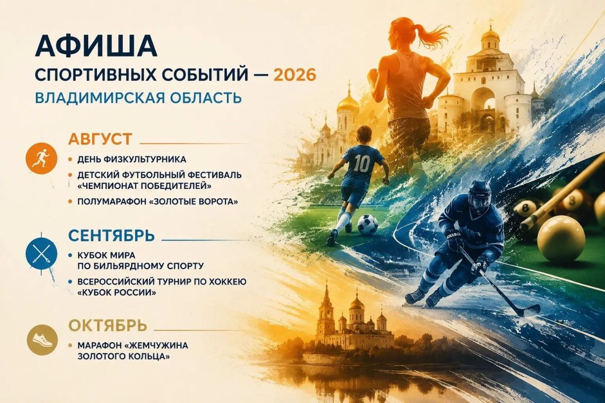 Владимирская область — территория спорта