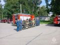 На базе Камешковской ЦРБ прошло пожарно-тактическое учение