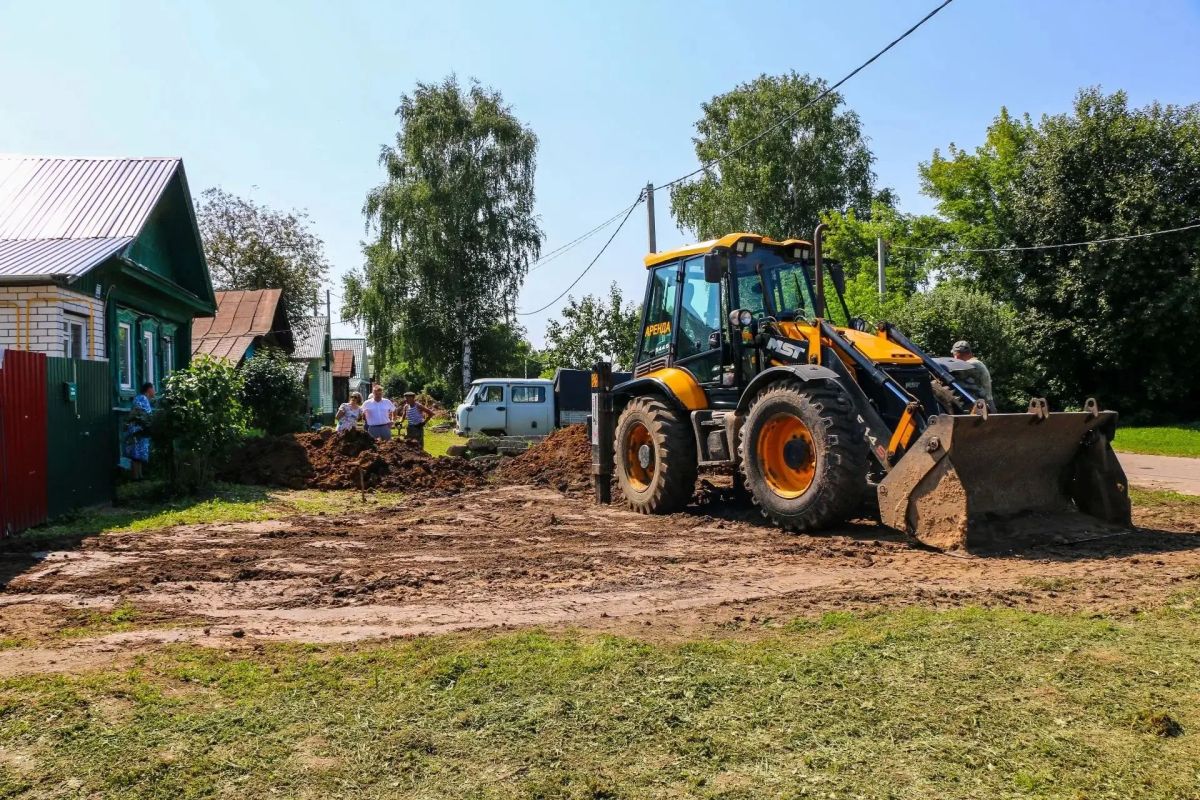 В Меленковском округе продолжается реконструкция водопровода В Меленковском округе продолжается реконструкция водопровода