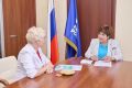 Председатель Законодательного Собрания Владимирской области Ольга Хохлова провела рабочую встречу с председателем совета Владимирской областной общественной организации «Ассоциация родителей детей-инвалидов «Свет» Любовью Кац