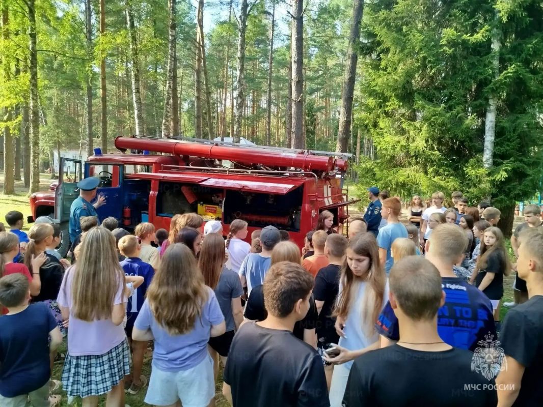 В детском лагере «Сосновый бор» проведён День безопасности В детском лагере «Сосновый бор» проведён День безопасности