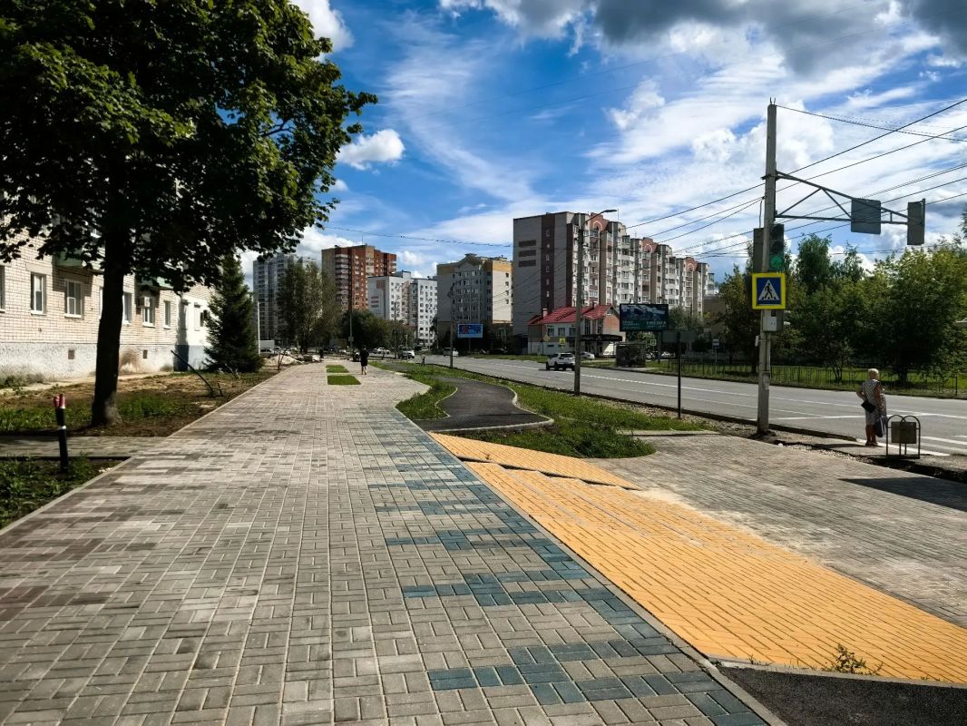 Улица Строителей преображается Улица Строителей преображается