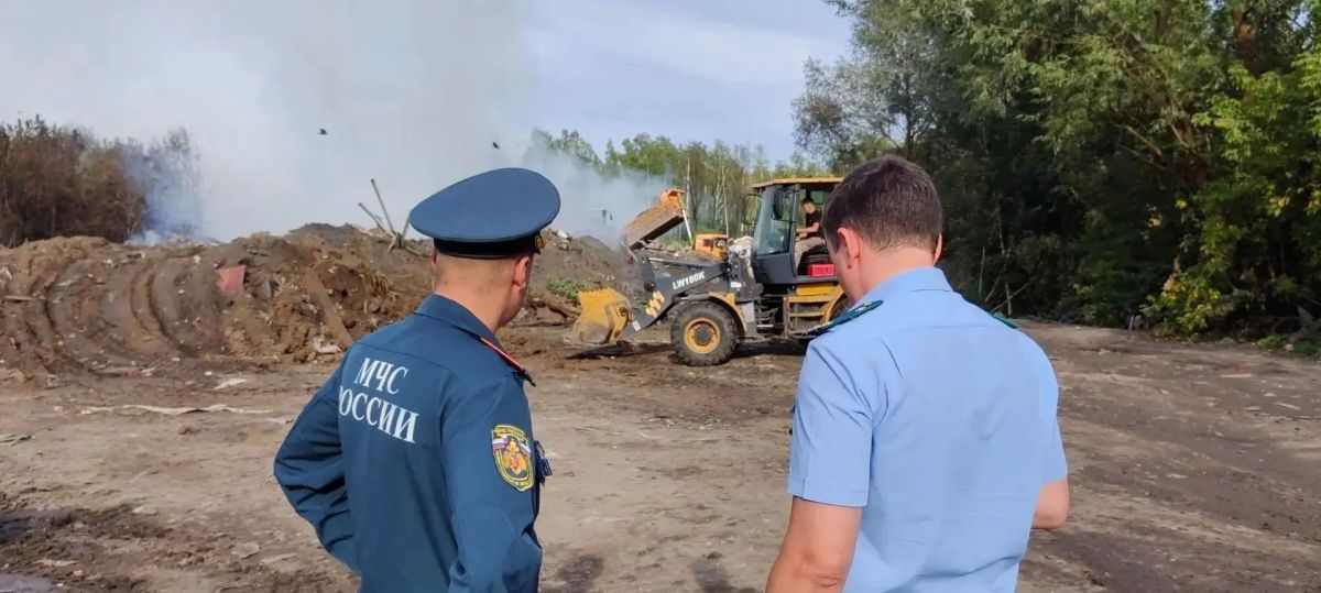В Муроме прокуратурой организована проверка по факту возгорания отходов на территории округа В Муроме прокуратурой организована проверка по факту возгорания отходов на территории округа