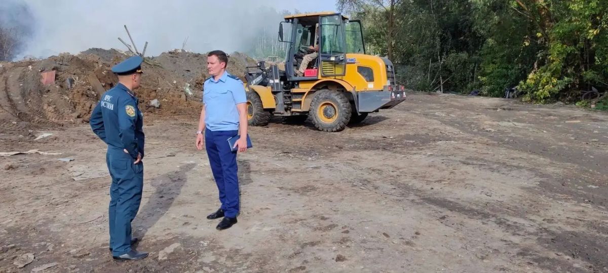 В Муроме прокуратурой организована проверка по факту возгорания отходов на территории округа В Муроме прокуратурой организована проверка по факту возгорания отходов на территории округа