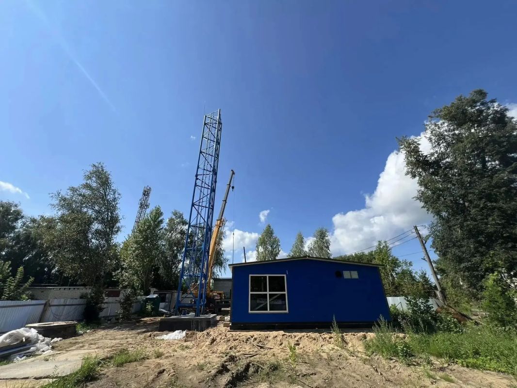 В городе Петушки в мкр Катушка идёт монтаж новой блочно-модульной котельной В городе Петушки в мкр Катушка идёт монтаж новой блочно-модульной котельной
