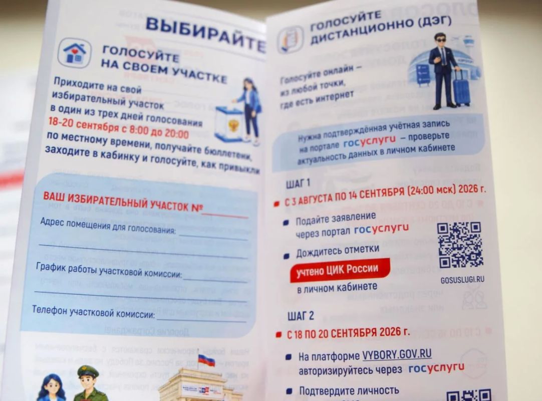 Завершается первая неделя адресного информирования избирателей Завершается первая неделя адресного информирования избирателей