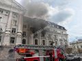 Дрон ударил по зданию СБУ в Киеве