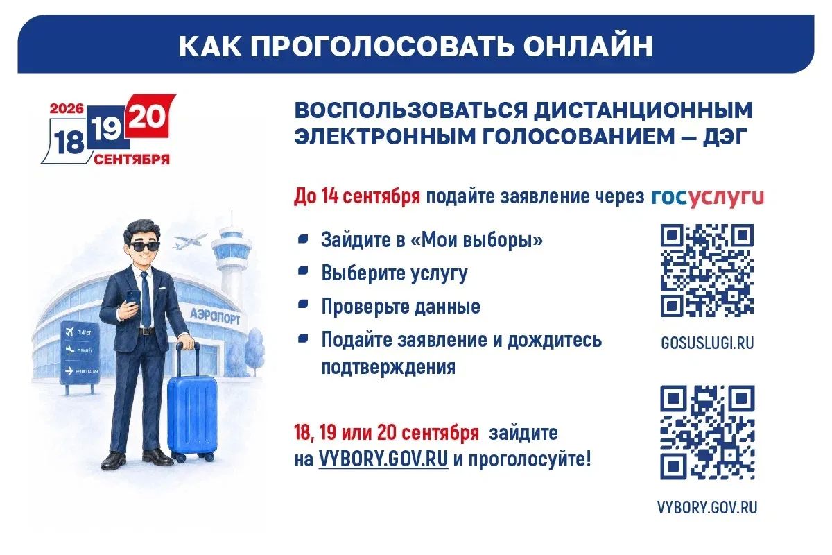 Понедельник, 14 сентября - последний день, когда избиратель может оформить заявление на участие в дистанционном электронном голосовании или выбрать удобный избирательный участок Понедельник, 14 сентября - последний день, когда избиратель может оформить заявление на участие в дистанционном электронном голосовании или выбрать удобный избирательный участок
