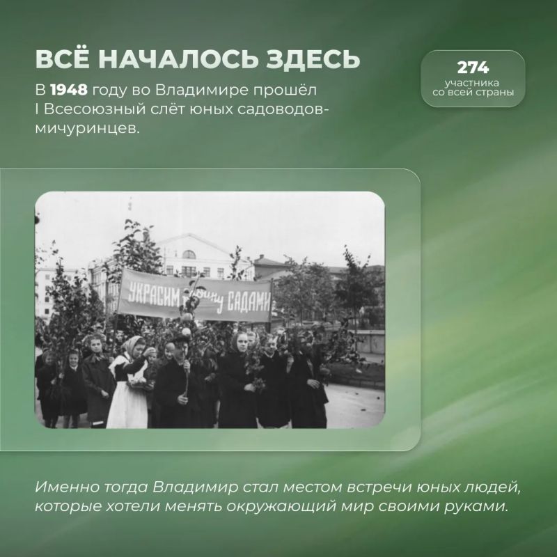 Александр Авдеев: Почти 80 лет спустя: Владимирская область принимает Всероссийский слёт юннатов Александр Авдеев: Почти 80 лет спустя: Владимирская область принимает Всероссийский слёт юннатов