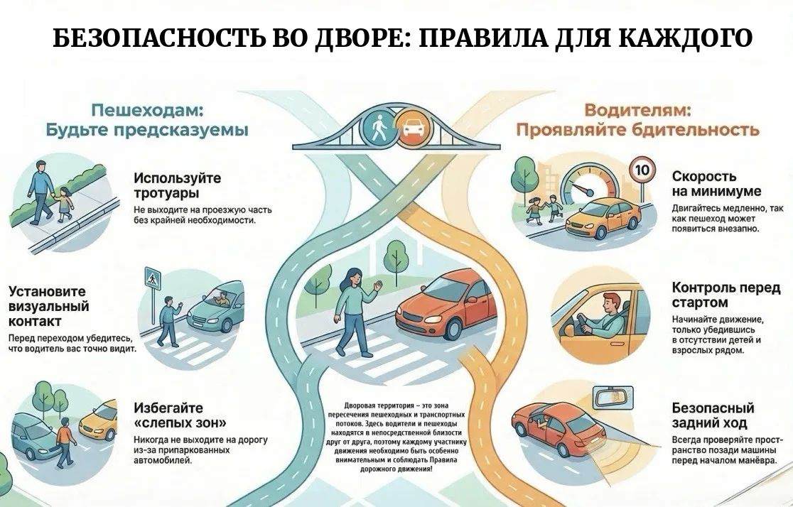 Госавтоинспекция напоминает о правилах безопасности на дорогах