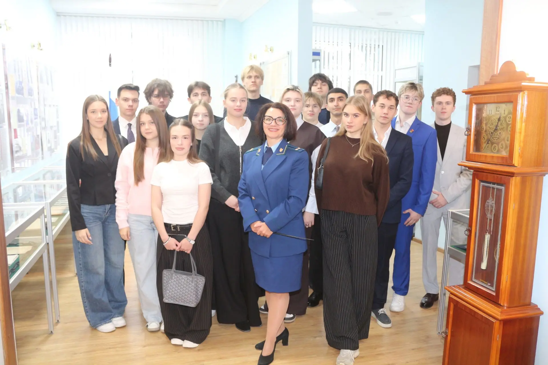 В музее прокуратуры области состоялась лекция для студентов, посвящённая истории прокуратуры